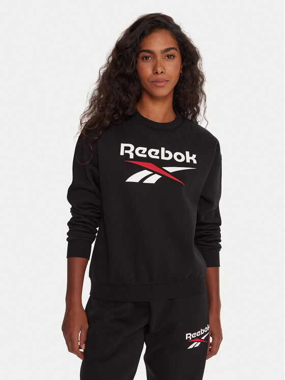 Reebok Reebok Bluză RK25169CCW Negru Regular Fit