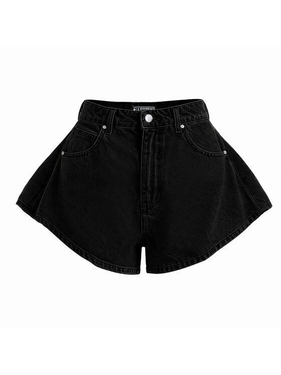MissDenim MissDenim Szorty jeansowe Skorts Czarny Regular Fit