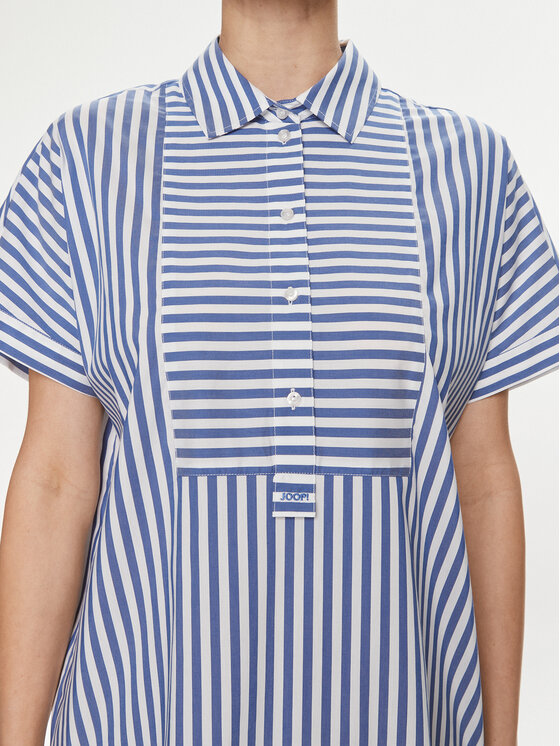 JOOP! JOOP! Košilové šaty 30041716 Modrá Loose Fit