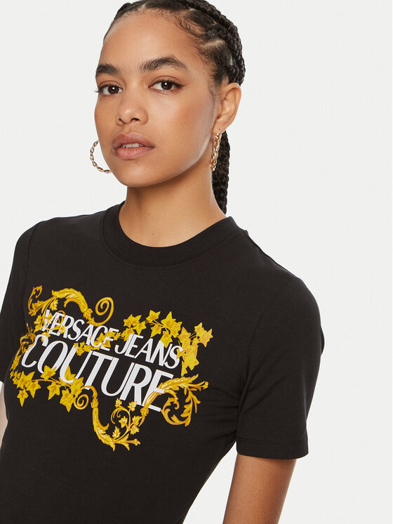 Versace Jeans Couture Versace Jeans Couture Hétköznapi ruha 77HAOE05 CJ02E Fekete Slim Fit