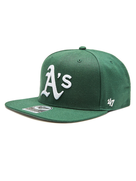 Șapcă 47 Brand MLB Oakland Athletics Sure Shot '47 CAPTAIN B-SRS18WBP-DGB Verde