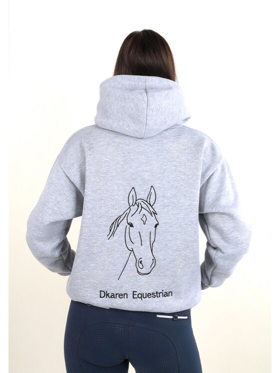 DKaren Sport DKaren Sport Bluza EQ001 Szary Classic Fit