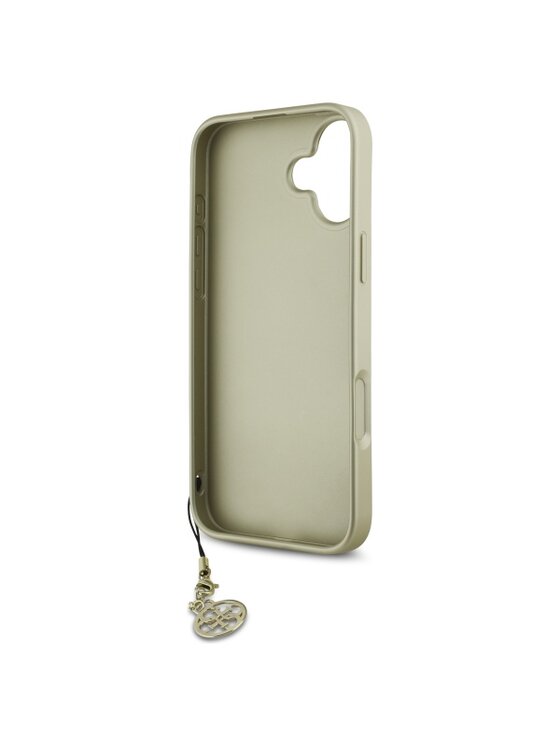 Guess Guess Etui na telefon iPhone 16 Brązowy