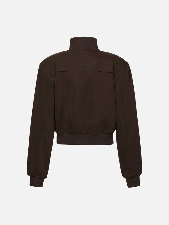 La Mania La Mania Bluza AMAL Brązowy ciemny Basic Fit