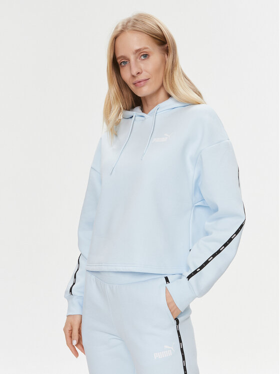Puma Mikina Ess Tape 675996 Modrá Regular Fit