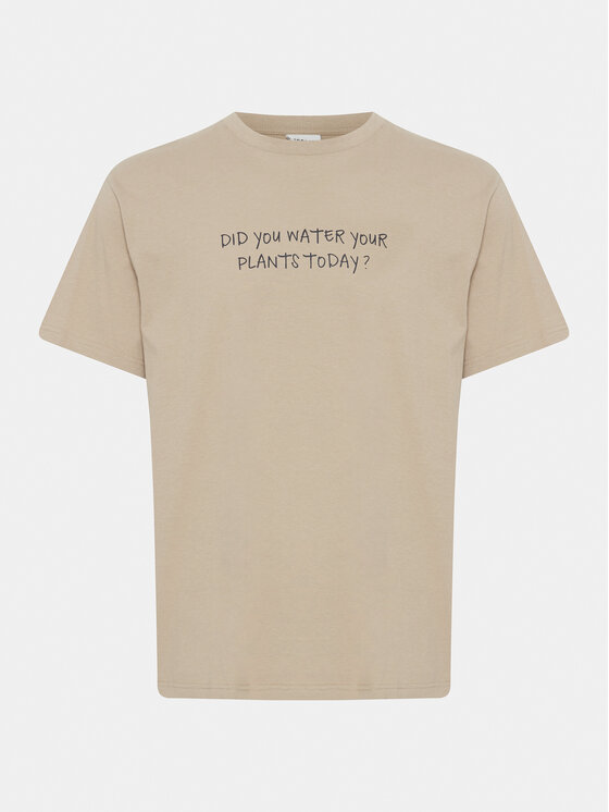 Solid Solid T-shirt Inam 21108141 Bež Regular Fit