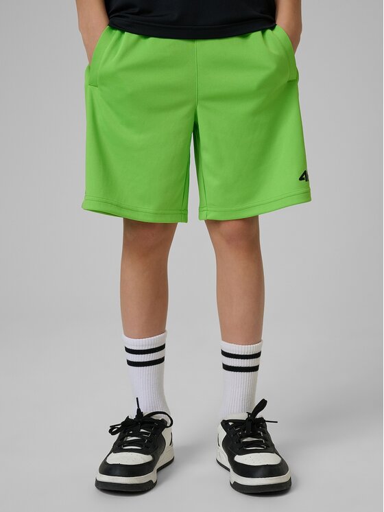 4F 4F Pantaloncini sportivi 4FJRSS26TFSHM1693-45S Verde Regular Fit