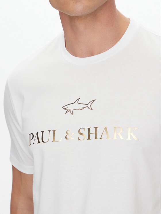 Paul&Shark Paul&Shark Marškinėliai C0P1239 Balta Regular Fit