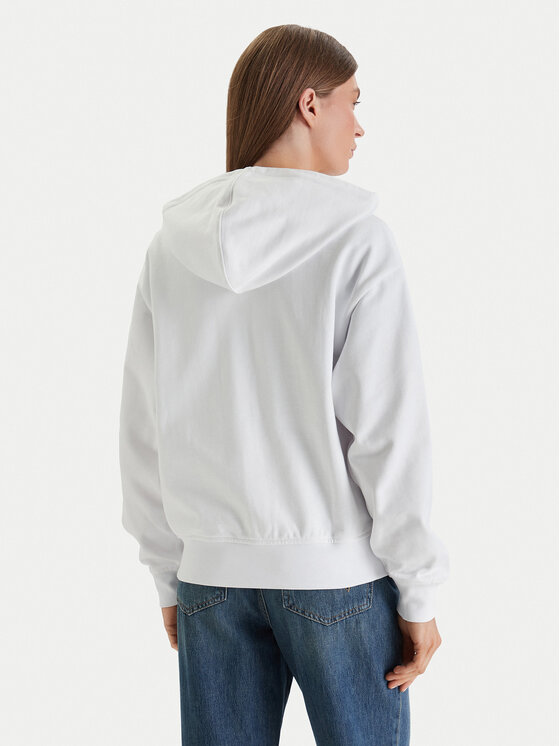 Calvin Klein Jeans Calvin Klein Jeans Bluza Archive Logo LV047B237G Biały Regular Fit
