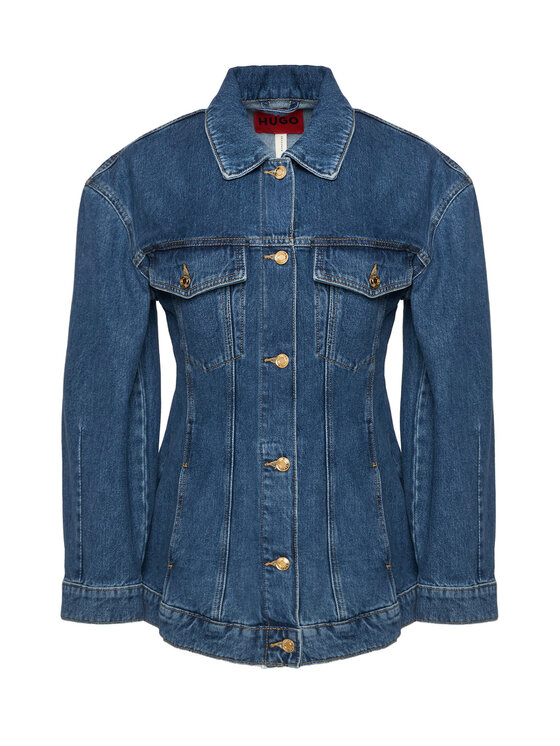 HUGO HUGO Дънково яке Icon 50569648 Тъмносин Regular Fit