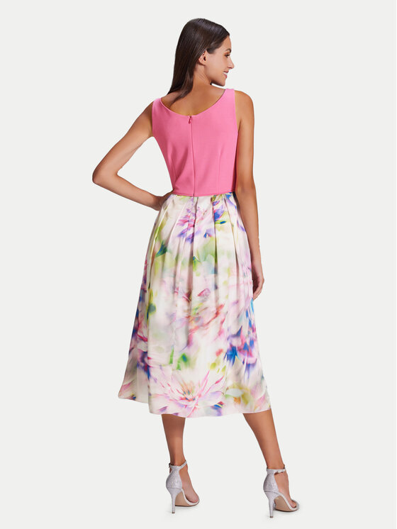 Swing Swing Sukienka koktajlowa 5AG25800 Różowy Regular Fit