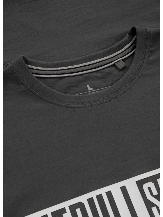 PITBULL PITBULL T-Shirt Koszulka Szary Regular Fit