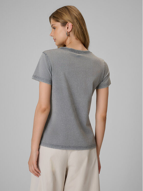 4F 4F T-Shirt FOB SUMMER Szary jasny Regular Fit