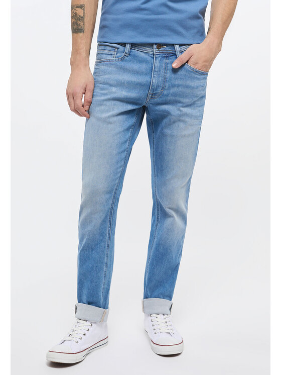 Jeansy, rozmiar W34/L32, Niebieskie, OREGON TAPERED