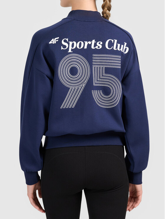 4F 4F Bluza 4FWAW26TSWSF2668-31S Granatowy Active Fit