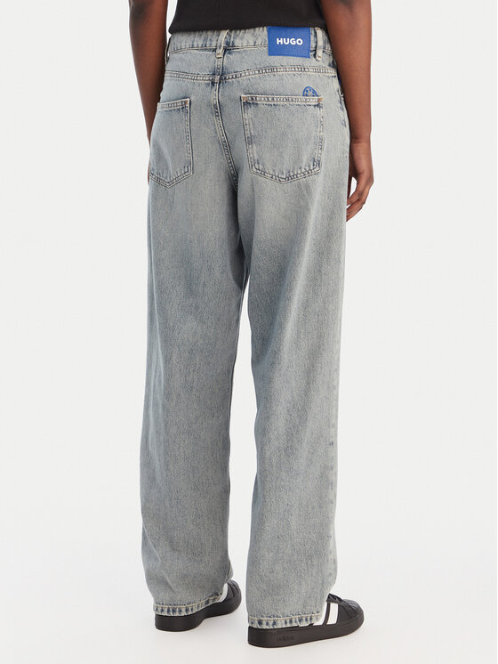 HUGO HUGO Džinsi Leni_B 50557383 Zils Regular Fit