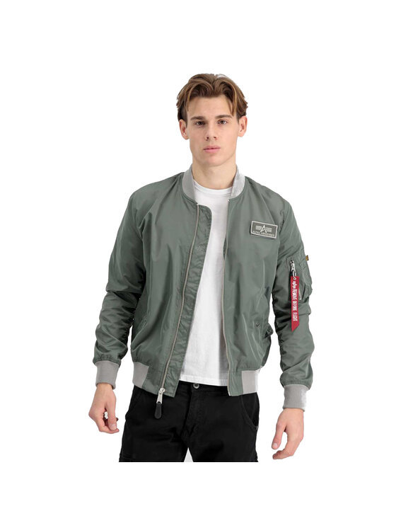 Alpha Industries Alpha Industries Kurtka bomber AI.126101-134-3XL Szary Regular Fit