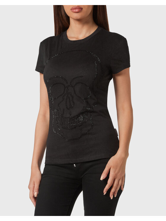 PHILIPP PLEIN PHILIPP PLEIN T-Shirt 2181 Czarny Regular Fit