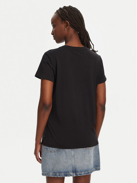 Liu Jo Sport Liu Jo Sport Тишърт TA5180 JS923 Черен Regular Fit