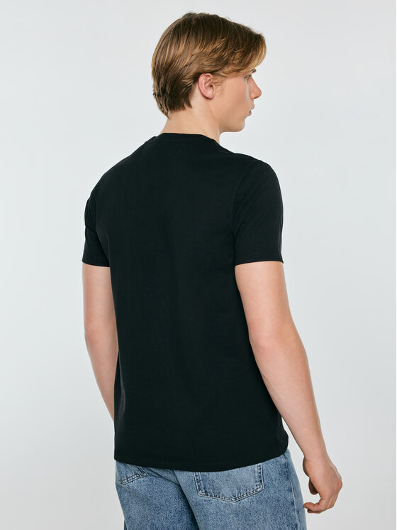 BIG STAR BIG STAR T-Shirt WESTER Czarny Basic Fit