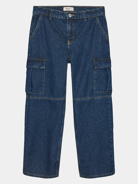 Kids ONLY Kids ONLY Jeans 15304255 Dunkelblau Straight Fit