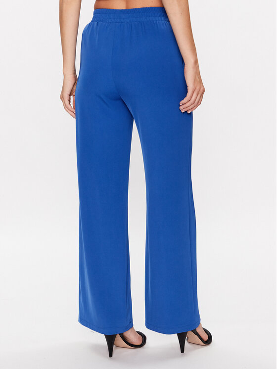 Kontatto Kontatto Pantaloni di tessuto NO7028 Blu Relaxed Fit