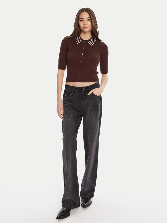 PINKO PINKO Polo Emilia 105745 A2S4 Καφέ Regular Fit