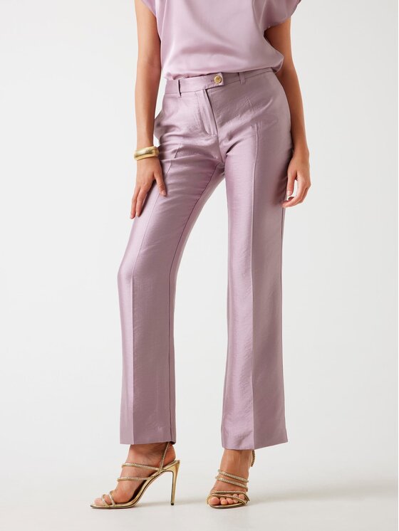 Marciano Guess Marciano Guess Spodnie materiałowe 172771 Fioletowy Slim Fit