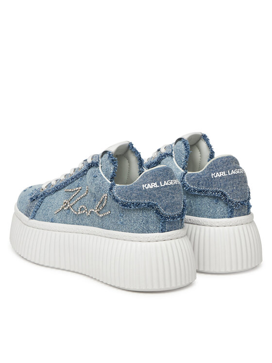 KARL LAGERFELD KARL LAGERFELD Sneakersy KL42372S Niebieski