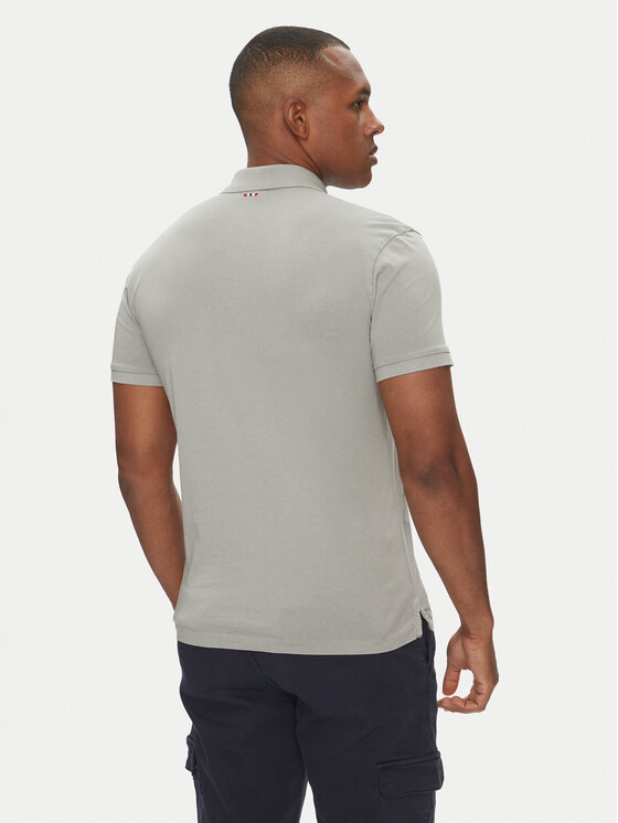 Napapijri Napapijri Poloshirt Elbas NP0A4GB4 Grau Regular Fit