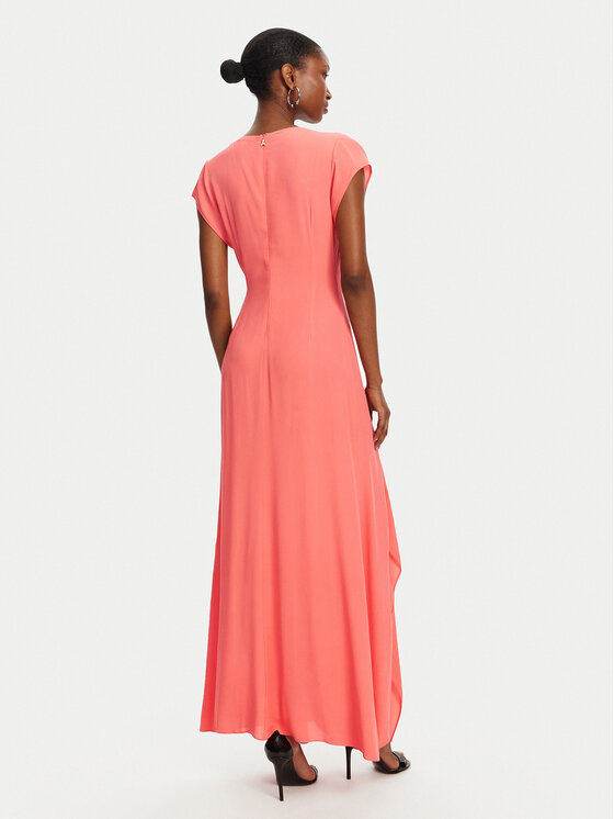 Patrizia Pepe Patrizia Pepe Kokteiļkleita 2A2936 A8I1 R854 Koraļļu Regular Fit