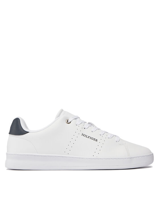 Sneakers Tommy Hilfiger Court Cup Lth Perf Detail FM0FM05038 White YBS