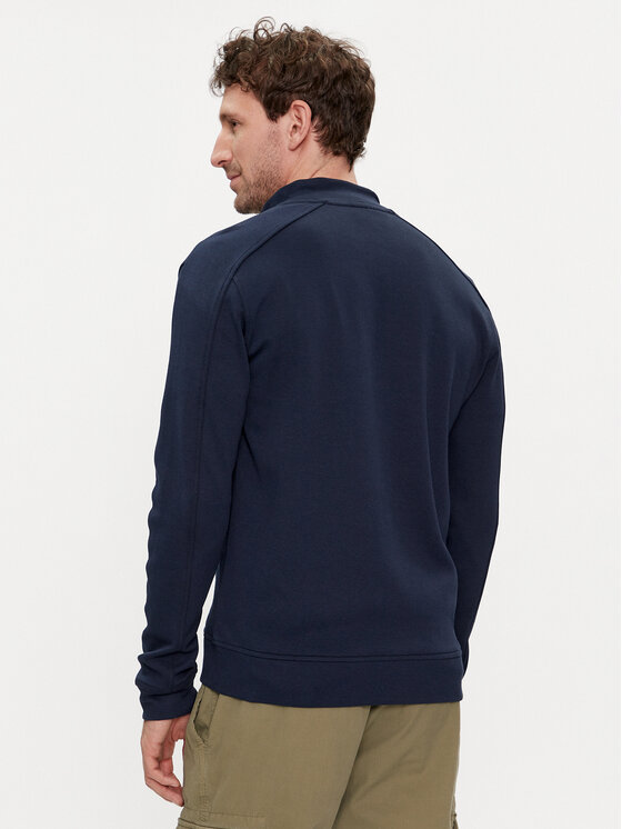 Aeronautica Militare Aeronautica Militare Majica dugih rukava 241FE1867P329 Tamnoplava Regular Fit