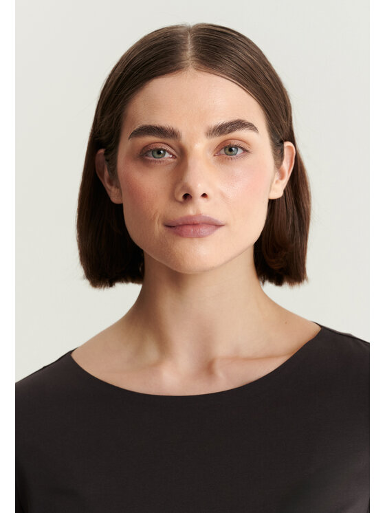 TATUUM TATUUM Bluzka MIKAJO Brązowy Classic Fit
