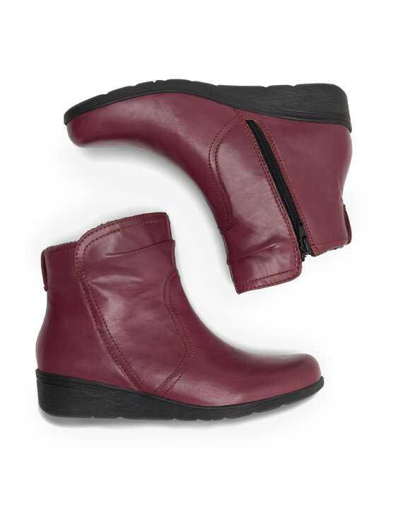 Go Soft Go Soft Stiefeletten WI16-JANE ZULA-02 Dunkelrot