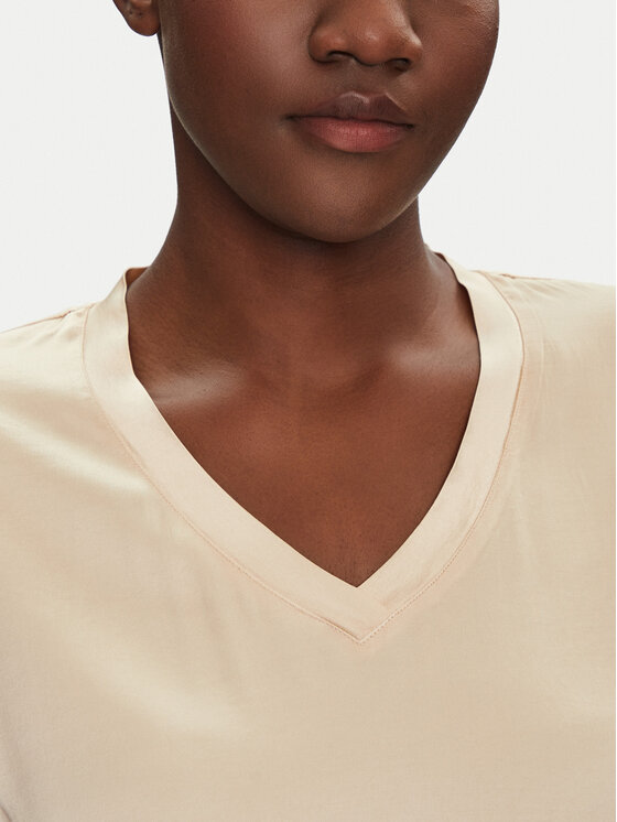 ViCOLO ViCOLO Blusa TD0009 Beige Relaxed Fit