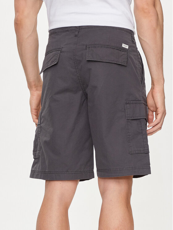 Jack&Jones Jack&Jones Kratke hlače iz tkanine Jpstcole 12253222 Črna Loose Fit