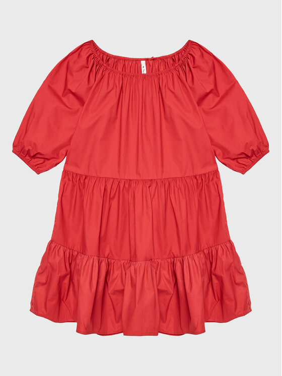 Pepe Jeans Každodenné šaty Soraya PG951601 Červená Regular Fit