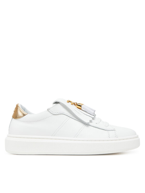 Dziecięce Sneakersy Elisabetta Franchi, Rozmiar 35, Białe, F4-A9E-0232
