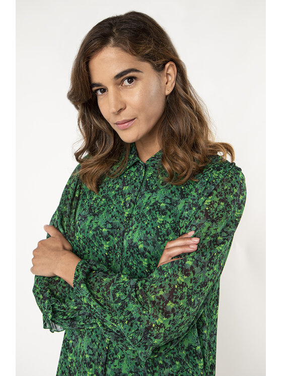 QUIOSQUE QUIOSQUE Sukienka codzienna FIELDS DRESS Zielony Regular Fit