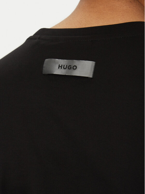 HUGO HUGO T-krekls Dimerstee 50542969 Melns Slim Fit