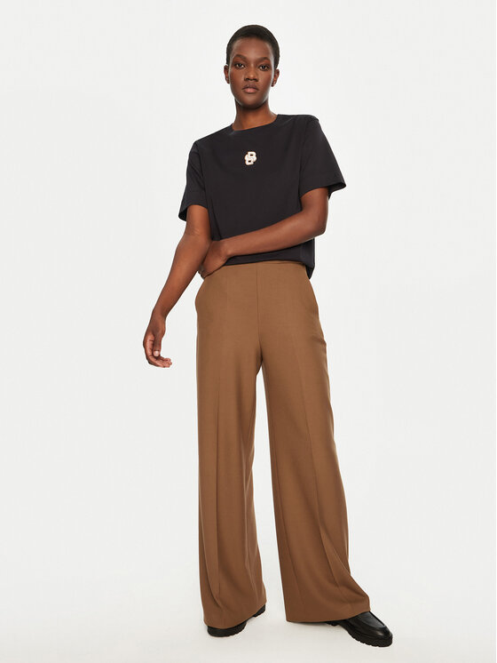 BOSS BOSS T-särk 50526205 Must Regular Fit