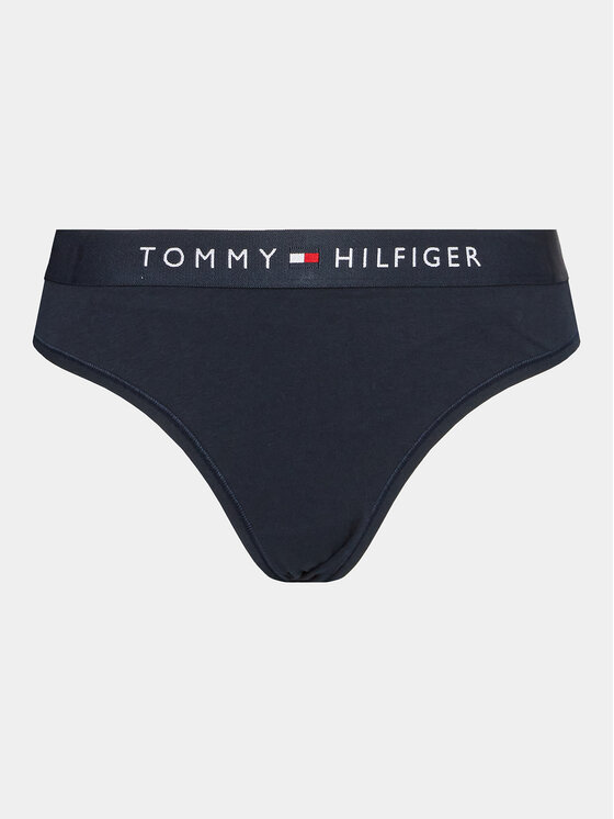 Tommy Hilfiger Tommy Hilfiger Klasikinės kelnaitės UW0UW04145 Tamsiai mėlyna