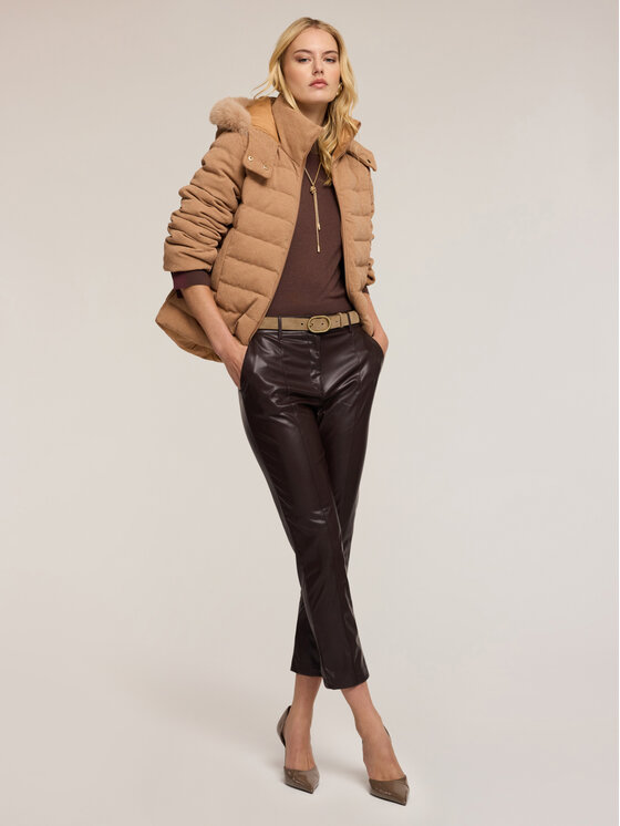 Motivi Motivi Pantaloni di tessuto P033Q004382N022 Marrone Skin Fit