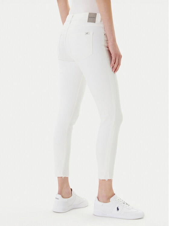 Mustang Mustang Jeansy Shelby 1016183 Biały Skinny Fit