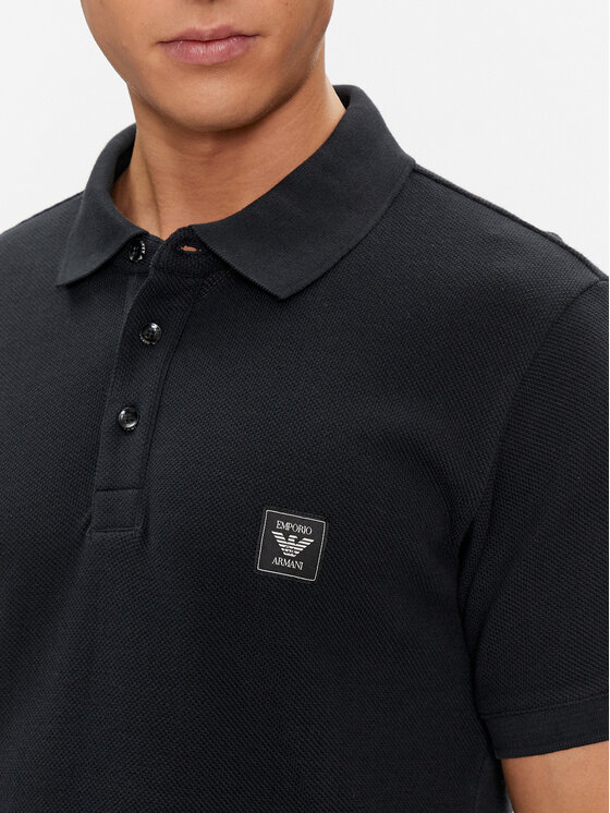 Emporio Armani Underwear Emporio Armani Underwear Polo 211804 4R460 00020 Μαύρο Regular Fit