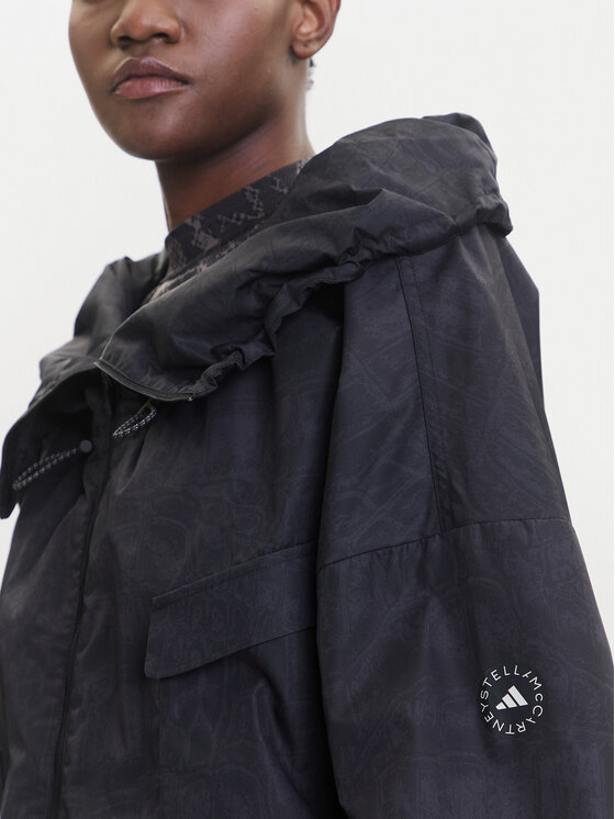 adidas by Stella McCartney adidas by Stella McCartney Giacca di transizione Item Track Top Printed JV7035 Nero Loose Fit