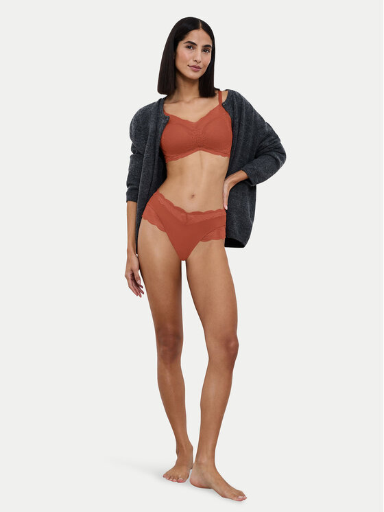 Triumph Triumph Klasične spodnje hlačke Lift Smart Bandeau Maxi EX 10215945 Oranžna