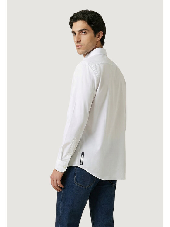 Armani Exchange Armani Exchange Camicia XM001566 AF19193 Bianco Casual Fit