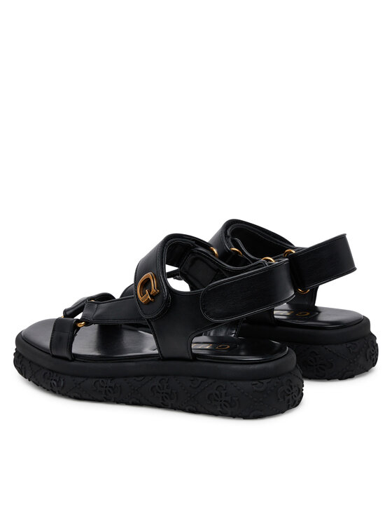 Guess Guess Сандали FLJLAN ELE03 Черен
